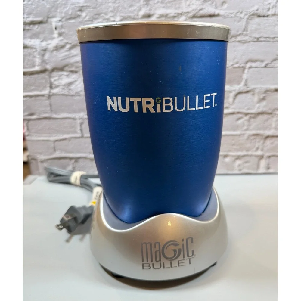 Magic Bullet NutriBullet NB-WL012-23 Personal Blender Blue w Cup Blade Tested